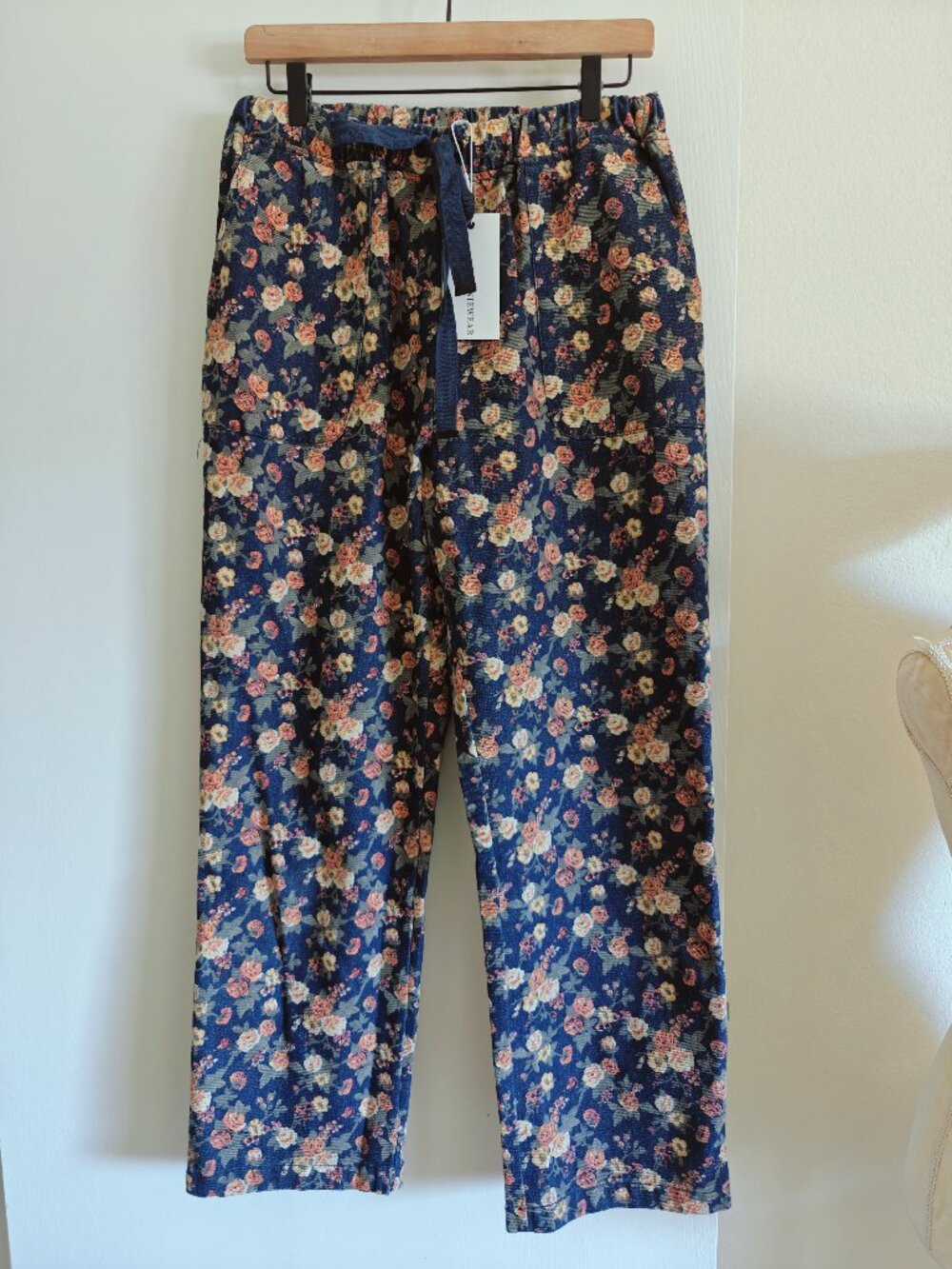 NWT Three Birds Nest Boutique Flower Patch Jeans Pants Cotton Boho Sz. M - Picture 6 of 11